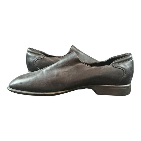 Donald Pliner Men’s Rex Leather Shoes Black Size 9.5 M Laceless Slip On main image 6